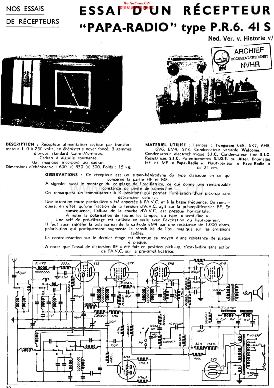 PapaRadio_PR6-41S 维修电路原理图.pdf_第1页