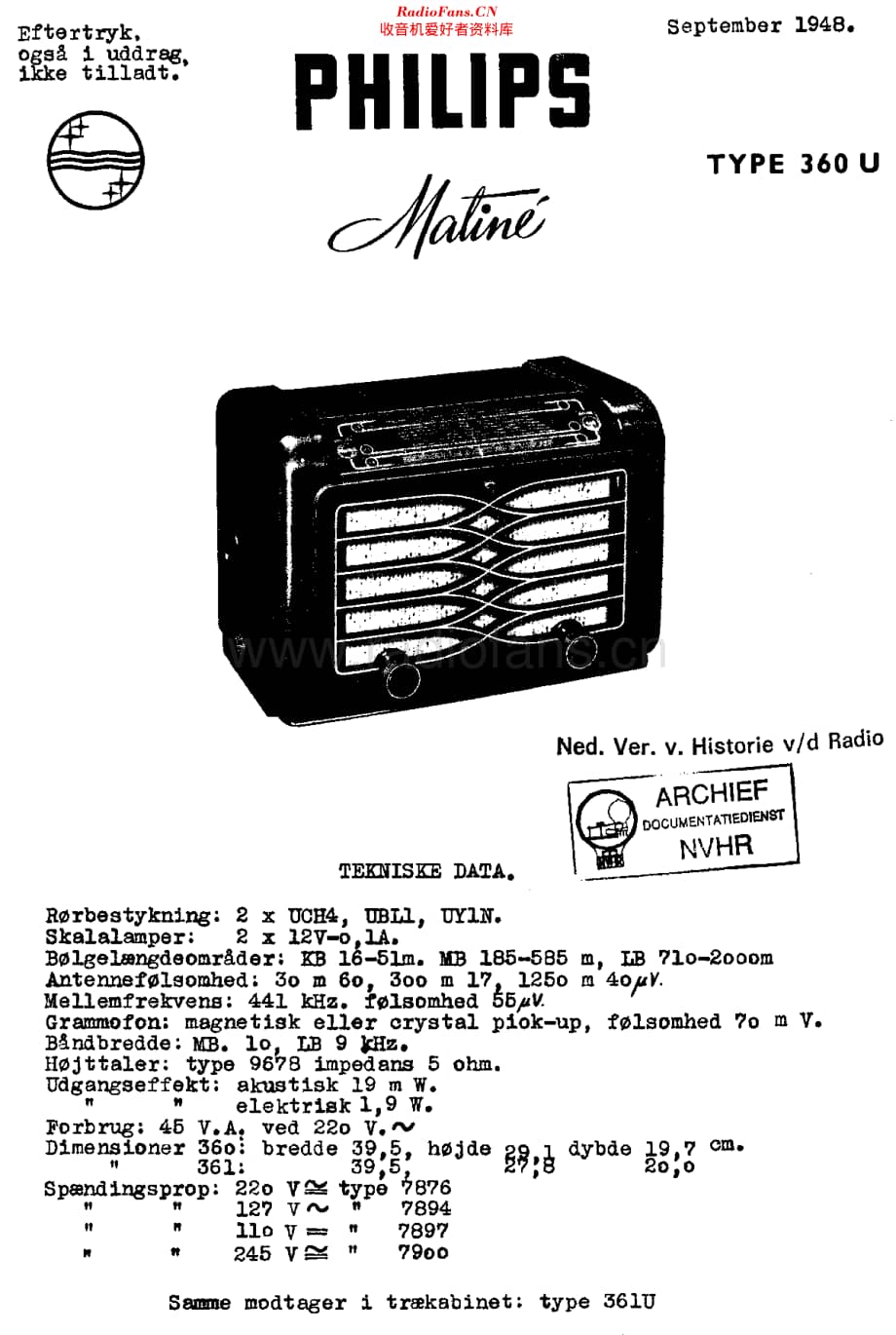 Philips_BDK360U 维修电路原理图.pdf_第1页