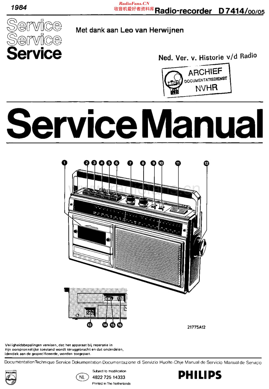 Philips_D7414维修电路原理图.pdf_第1页