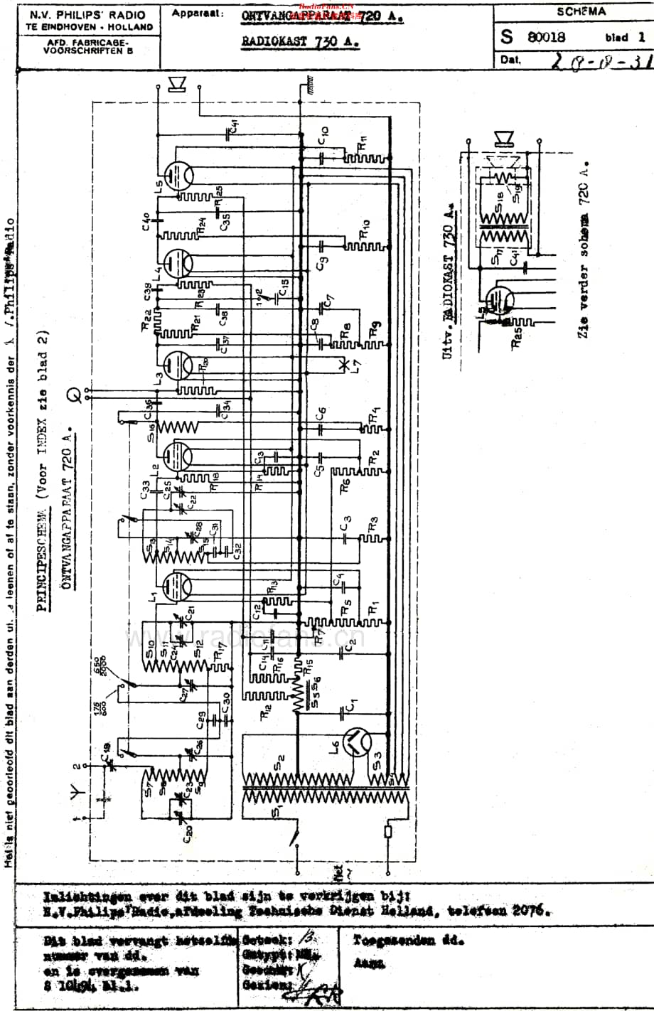 Philips_720A 维修电路原理图.pdf_第2页