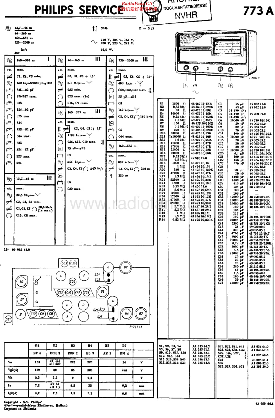 Philips_773A 维修电路原理图.pdf_第1页