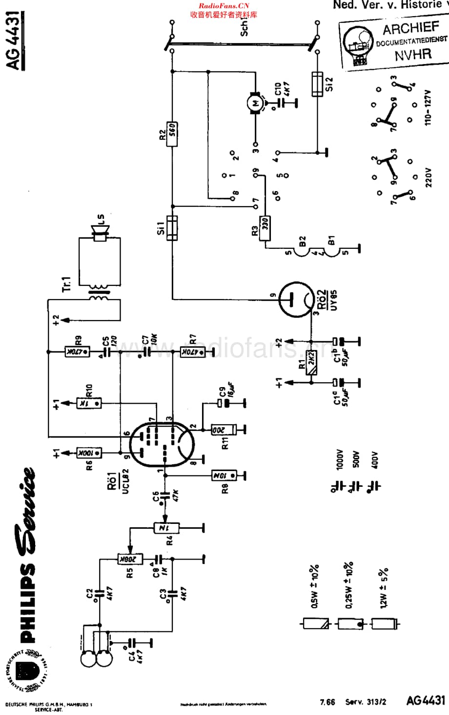 Philips_AG4431 维修电路原理图.pdf_第1页