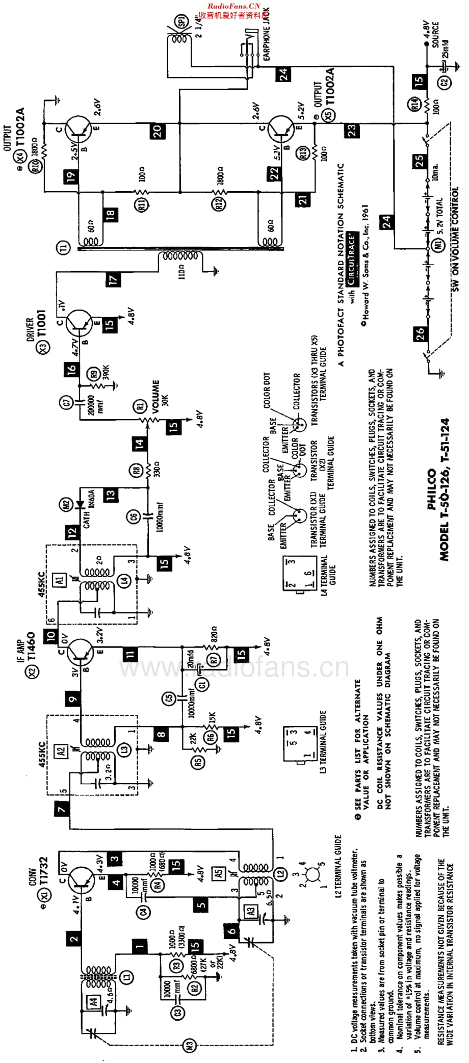 Philco_T51 维修电路原理图.pdf_第2页