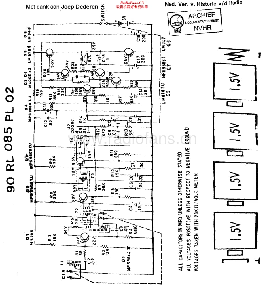 Philips_90RL085 维修电路原理图.pdf_第1页