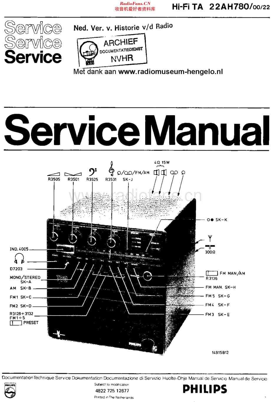 Philips_22AH780 维修电路原理图.pdf_第1页