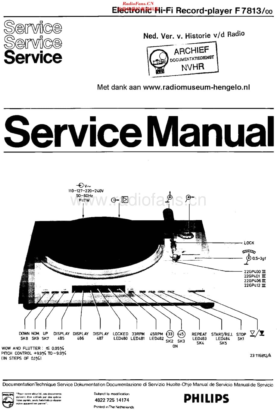 Philips_F7813维修电路原理图.pdf_第1页