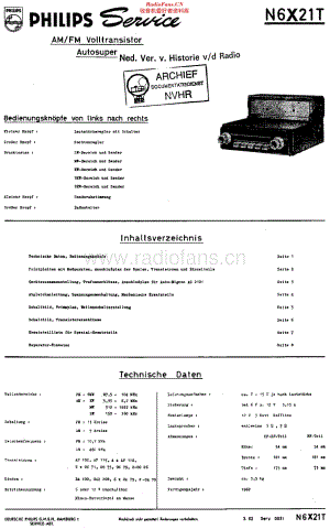 Philips_N6X21T维修电路原理图.pdf