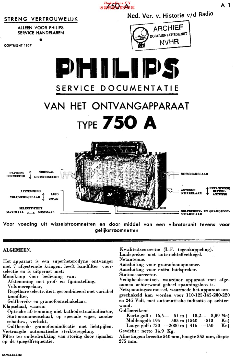 Philips_750A 维修电路原理图.pdf_第1页