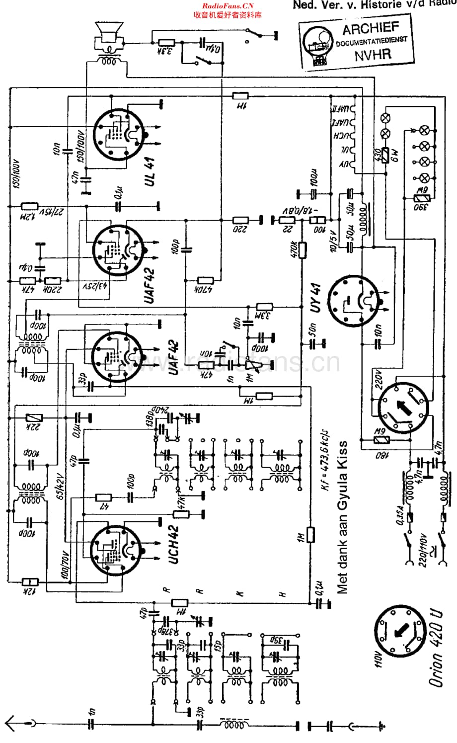 Orion_420U维修电路原理图.pdf_第1页