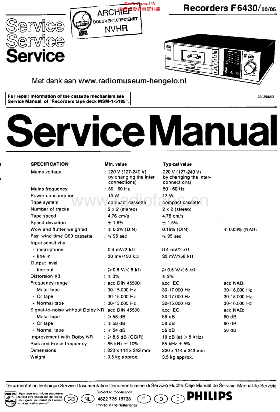 Philips_F6430维修电路原理图.pdf_第1页