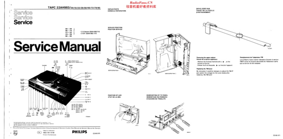 Philips_22AH983 维修电路原理图.pdf_第1页