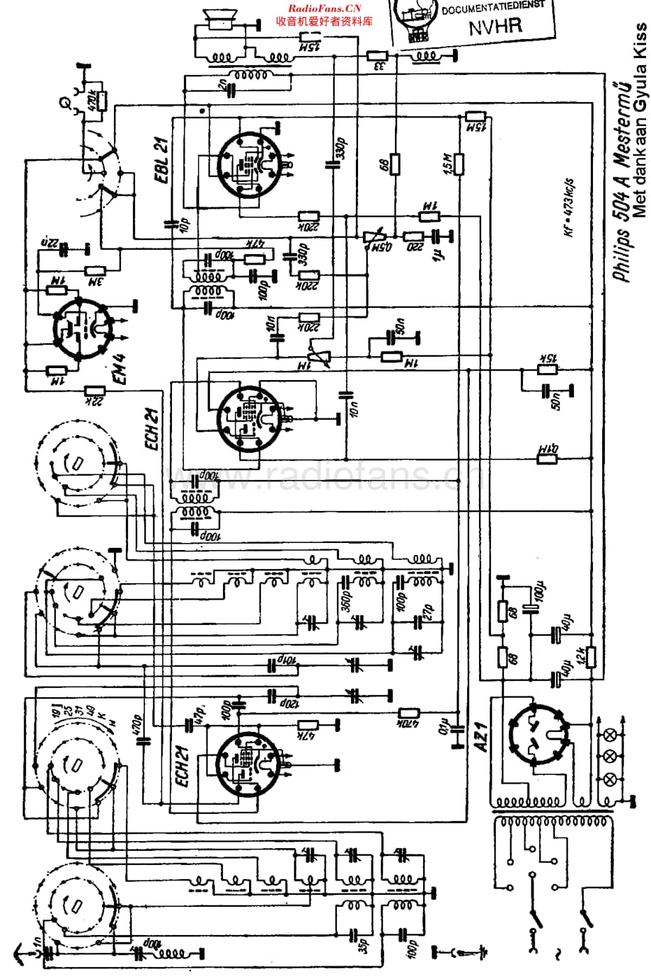 Philips_504A 维修电路原理图.pdf_第1页