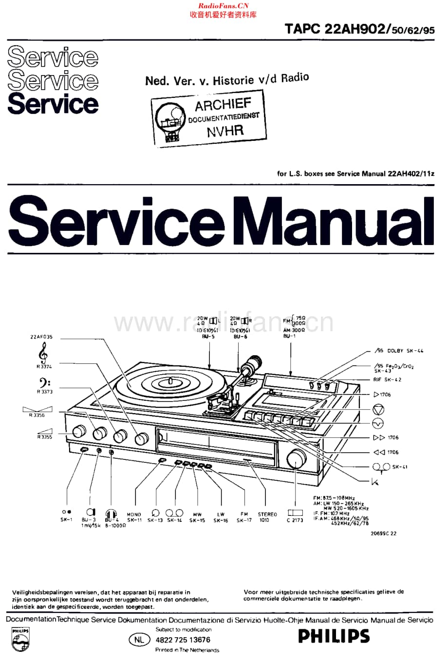 Philips_22AH902 维修电路原理图.pdf_第1页