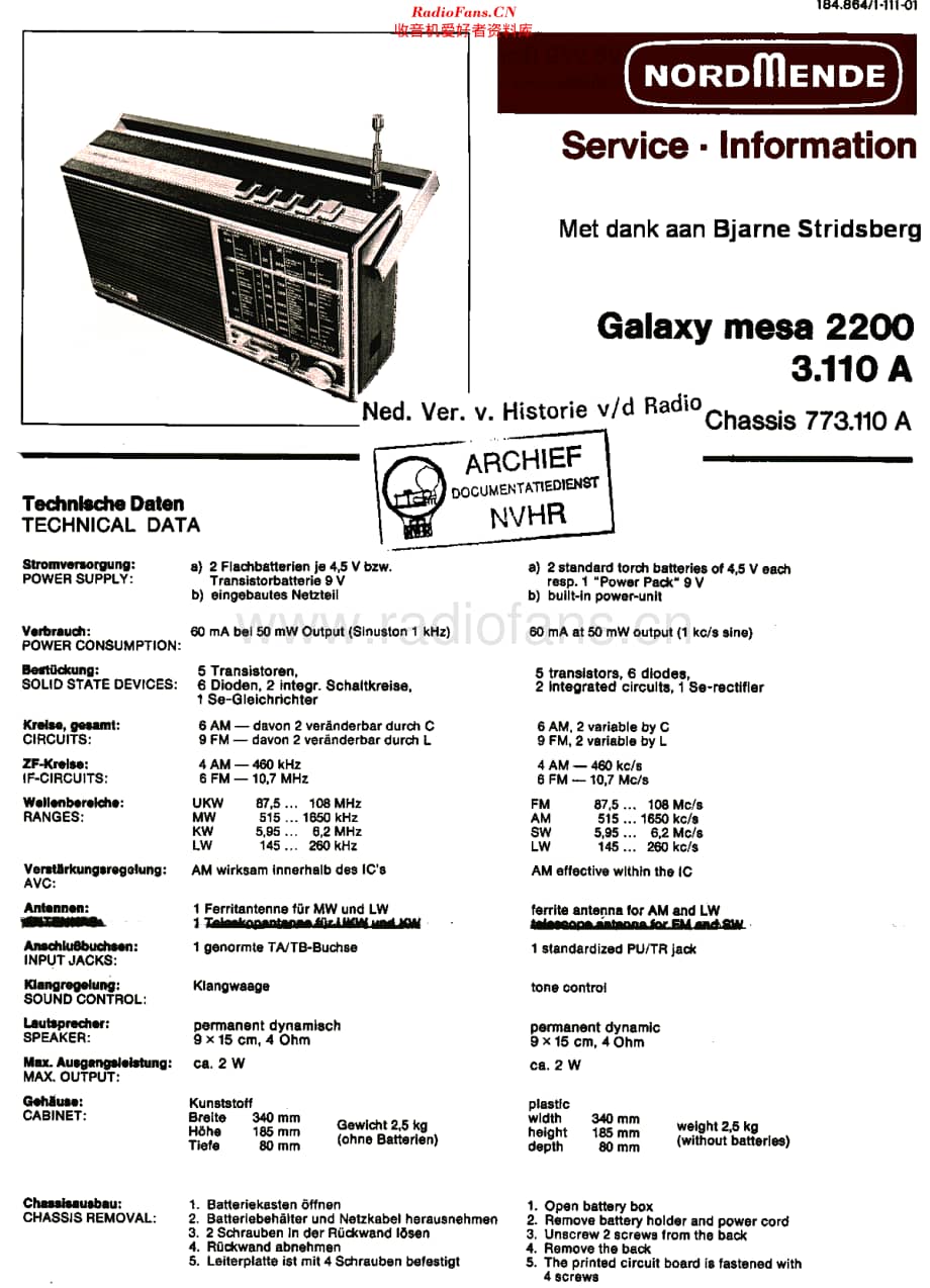 Nordmende_2200Galaxy维修电路原理图.pdf_第1页