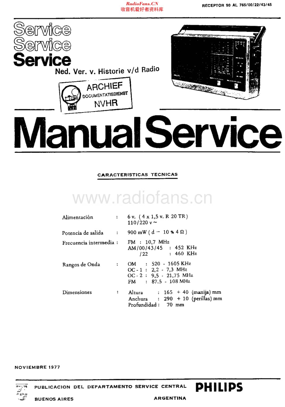 Philips_90AL765 维修电路原理图.pdf_第1页