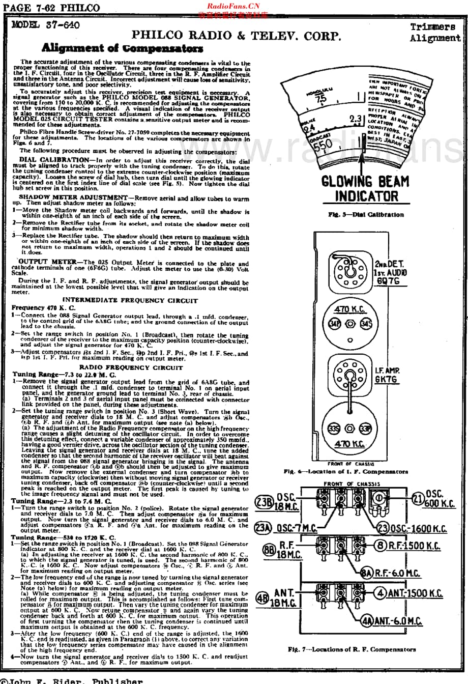 Philco_37-640 维修电路原理图.pdf_第2页