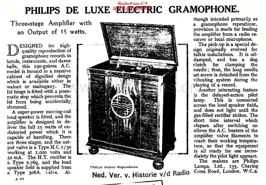 Philips_SeniorGramophone_rht维修电路原理图.pdf_第1页