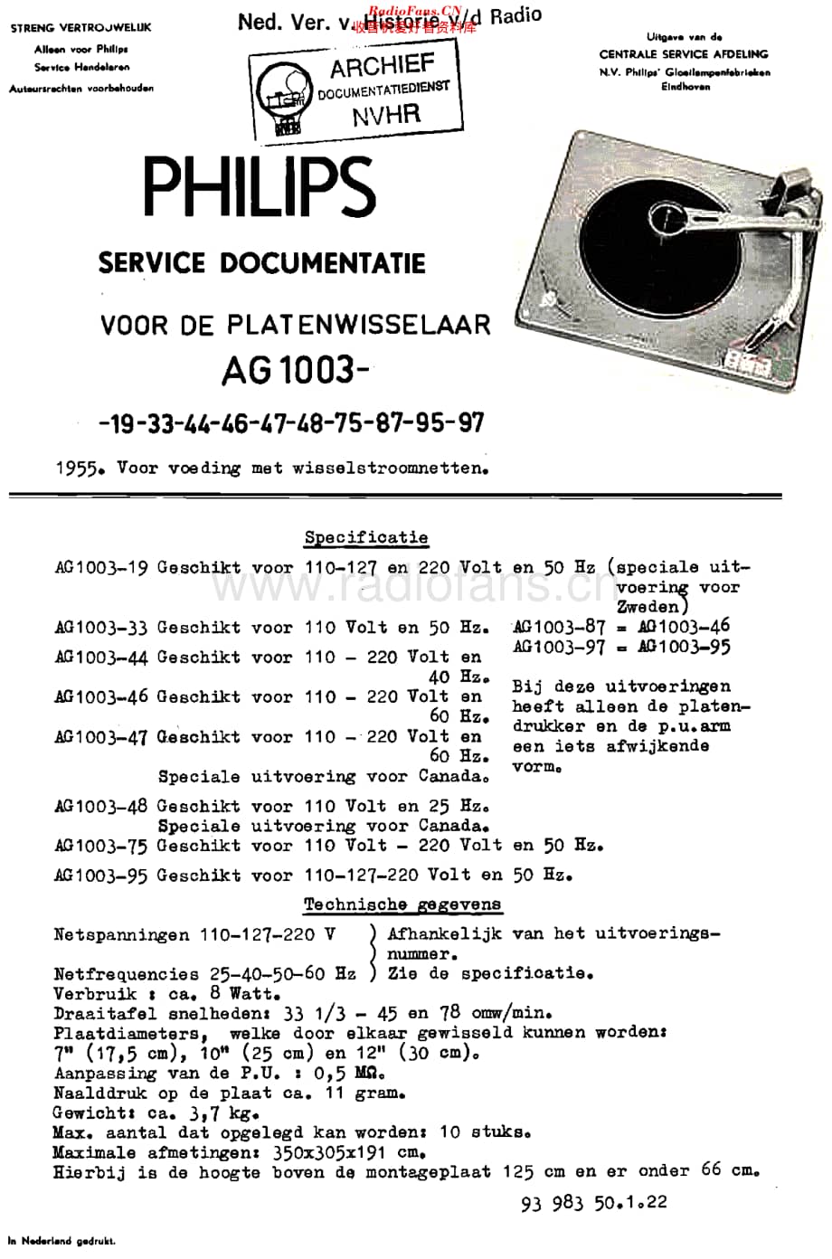 Philips_AG1003 维修电路原理图.pdf_第2页