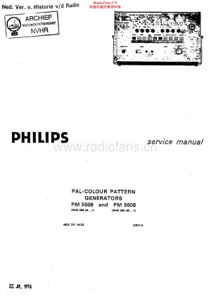 Philips_PM5506维修电路原理图.pdf
