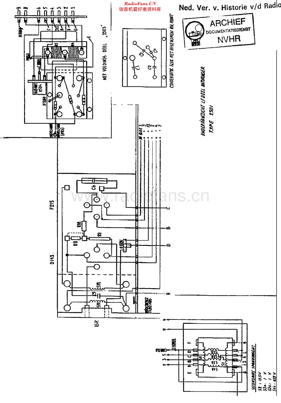 Philips_2501 维修电路原理图.pdf_第1页