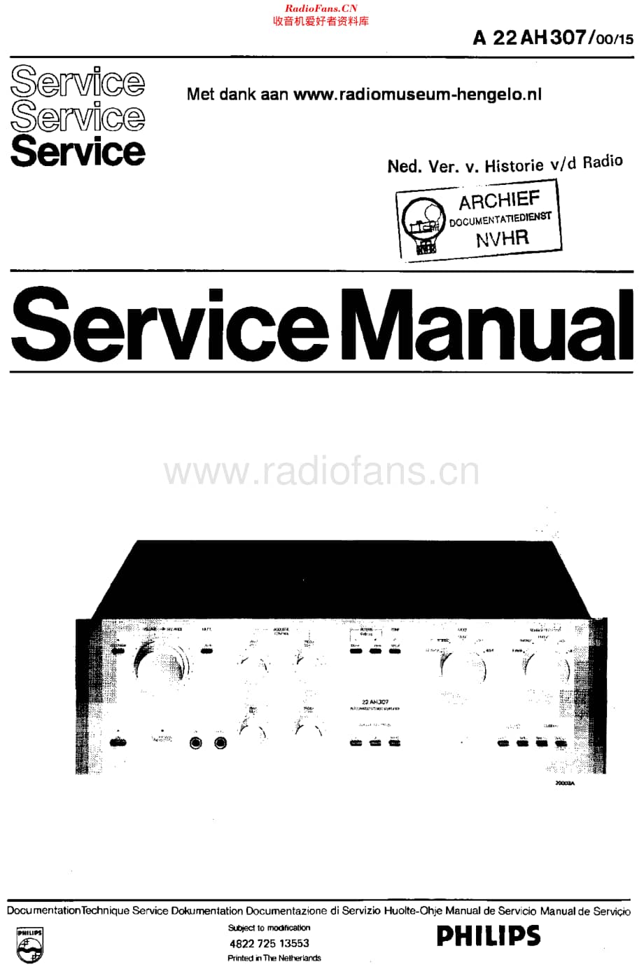 Philips_22AH307 维修电路原理图.pdf_第1页