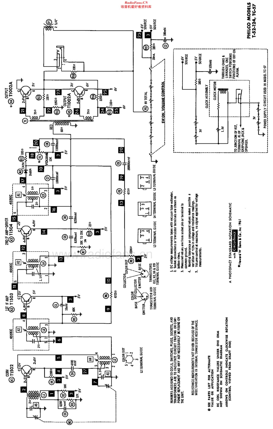 Philco_T52 维修电路原理图.pdf_第2页