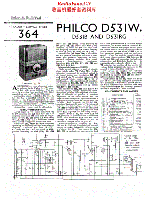 Philco_D531W 维修电路原理图.pdf