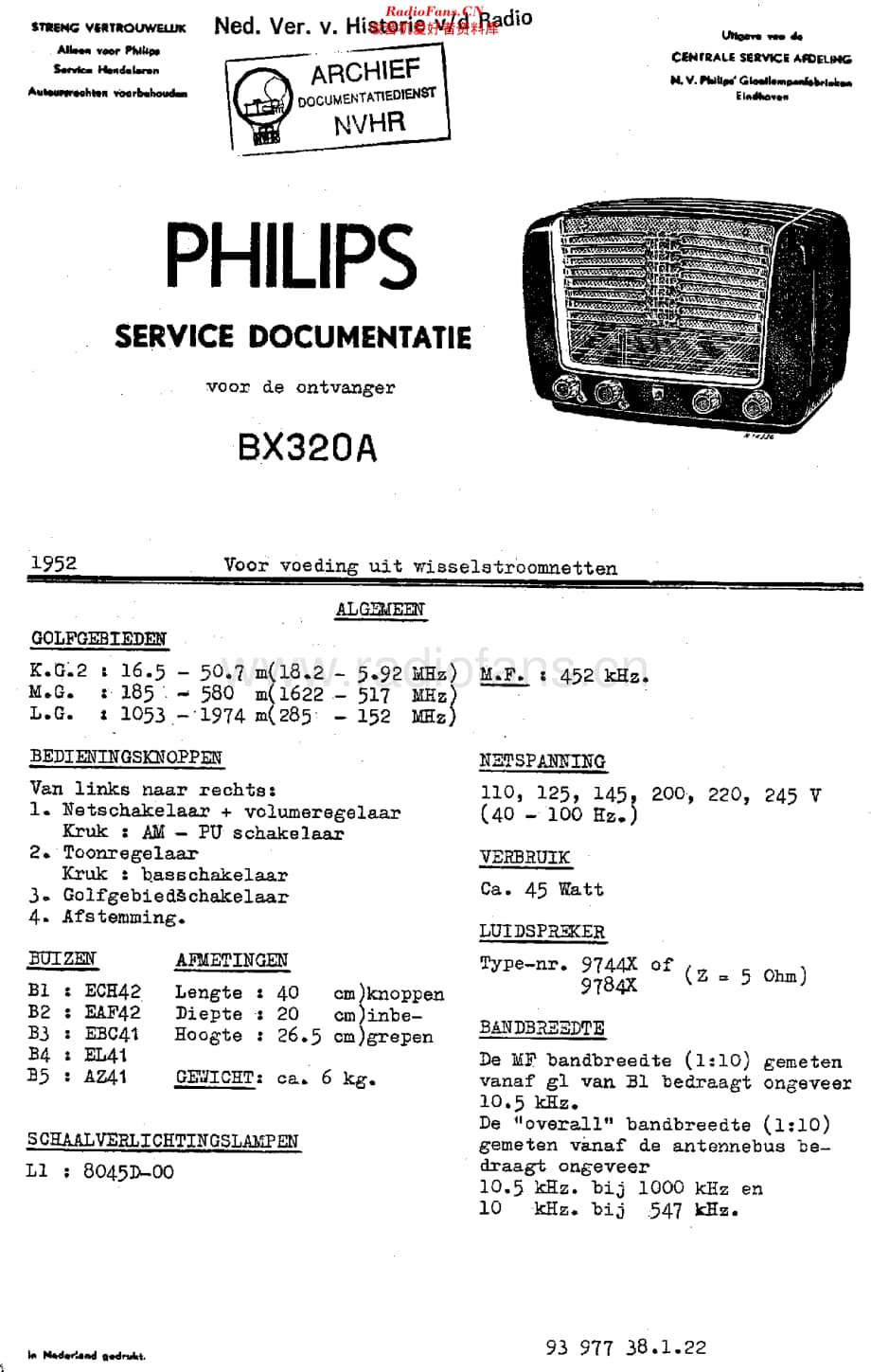 Philips_BX320A维修电路原理图.pdf_第1页