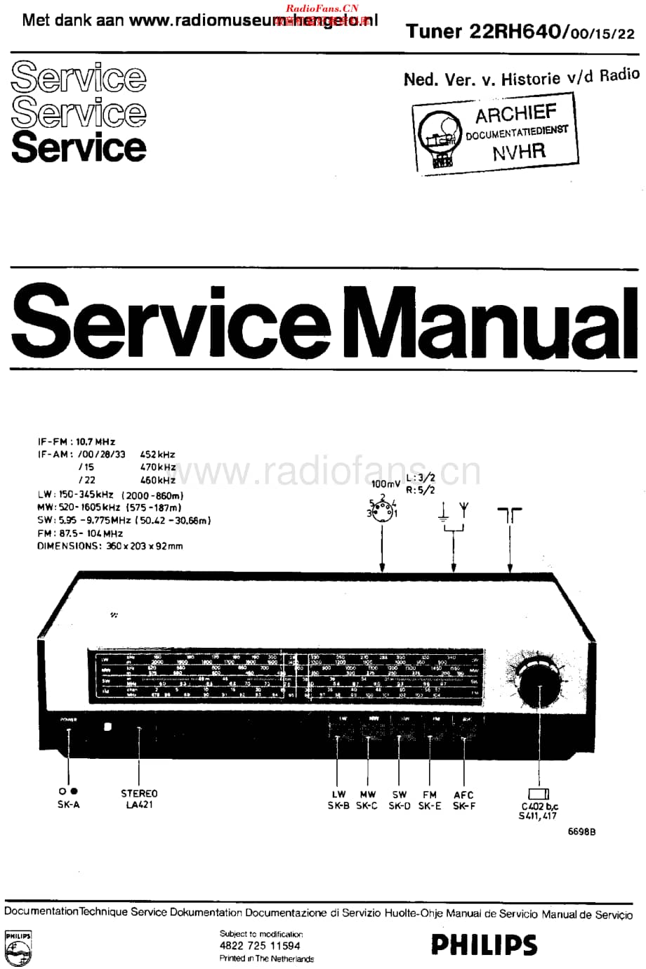 Philips_22RH640 维修电路原理图.pdf_第1页