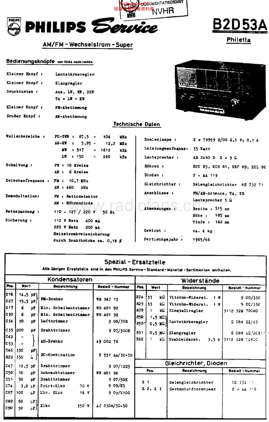 Philips_B2D53A 维修电路原理图.pdf_第1页