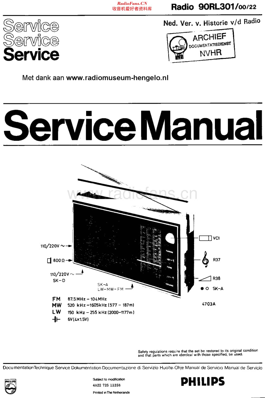 Philips_90RL301 维修电路原理图.pdf_第1页