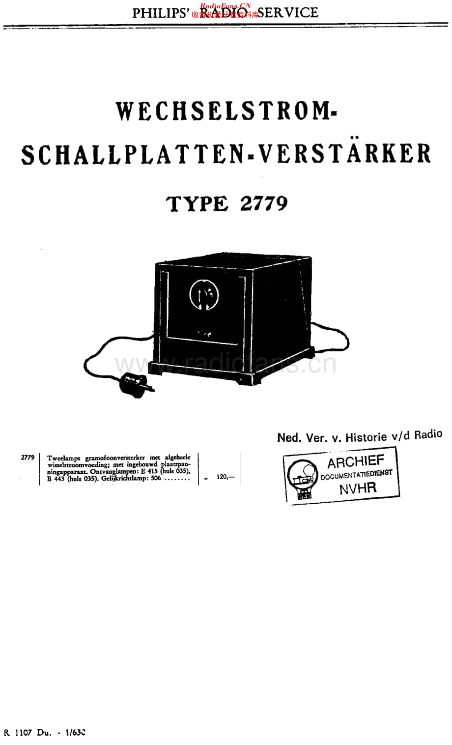 Philips_2779 维修电路原理图.pdf_第1页