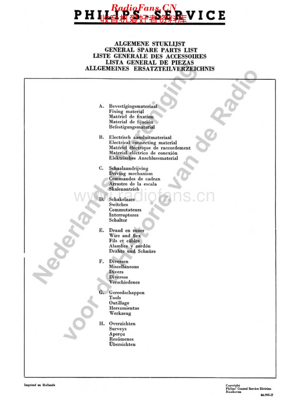 Philips_MechanischeOnderdelen维修电路原理图.pdf_第1页