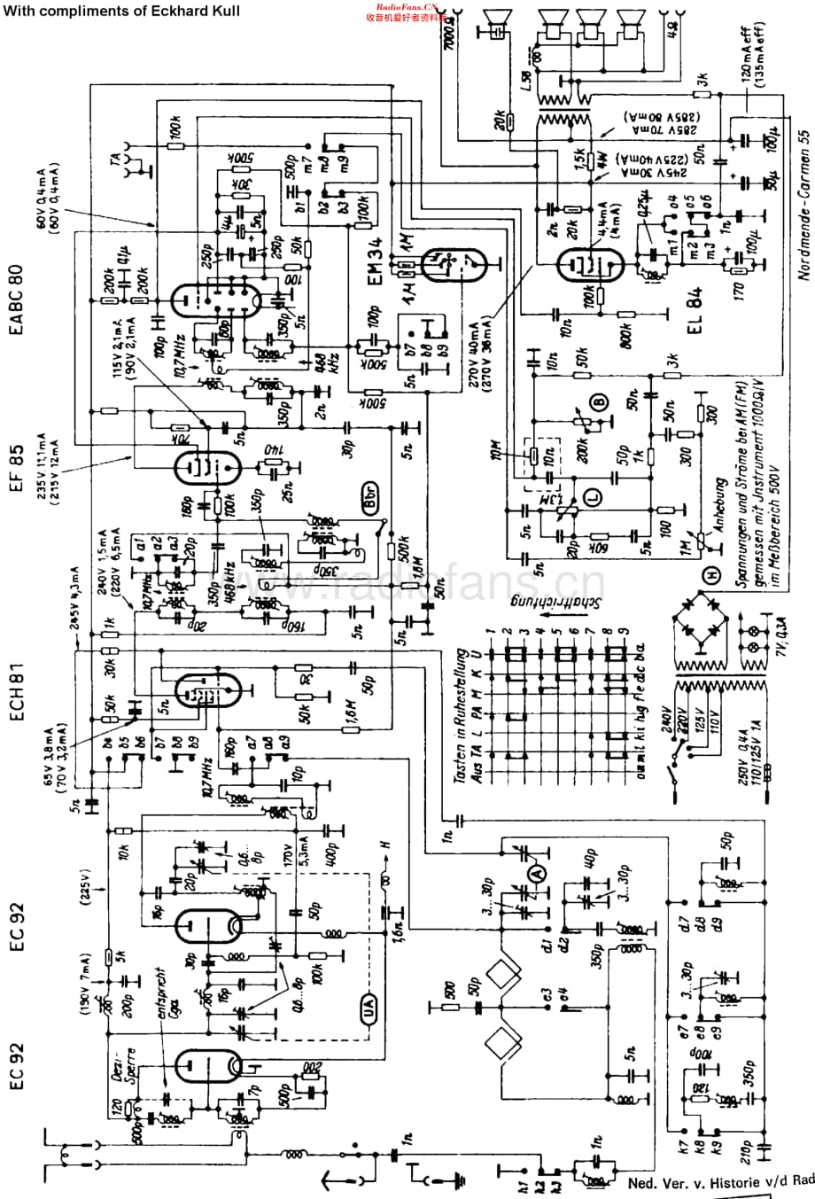 Nordmende_Carmen55维修电路原理图.pdf_第1页