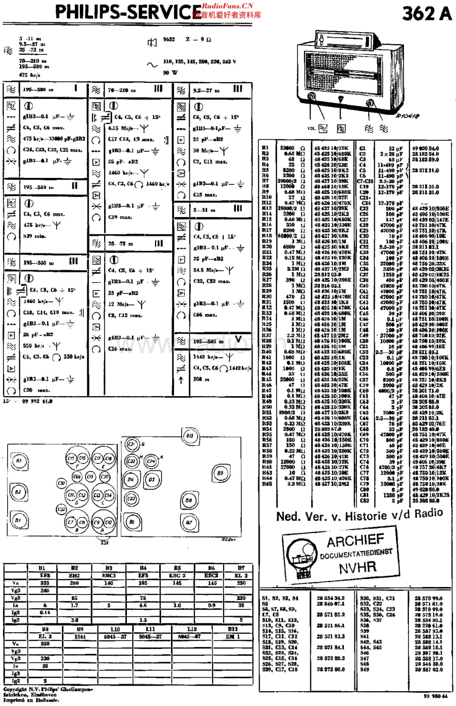 Philips_362A 维修电路原理图.pdf_第1页