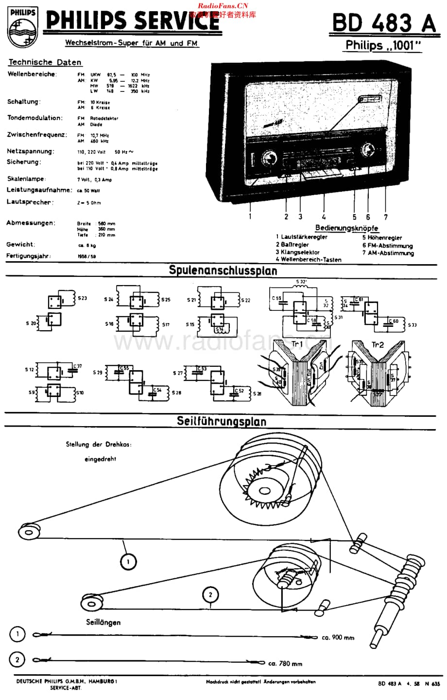 Philips_BD483A 维修电路原理图.pdf_第1页