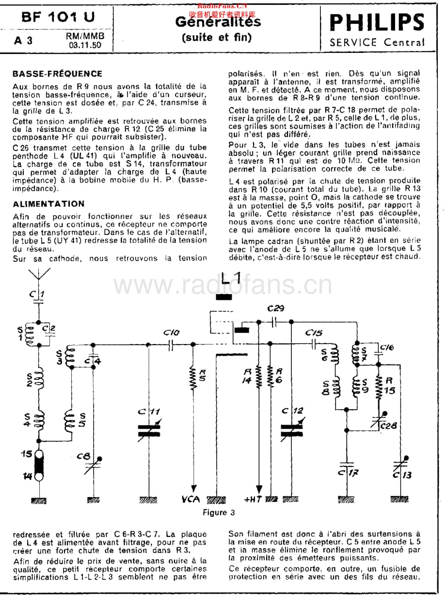 Philips_BF101U 维修电路原理图.pdf_第3页