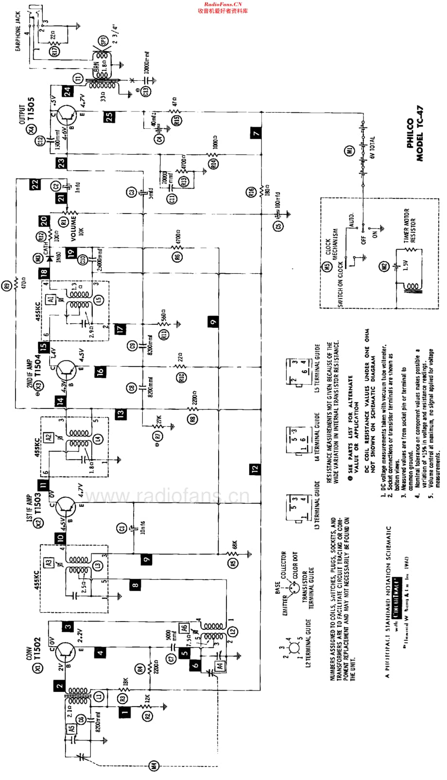 Philco_TC47 维修电路原理图.pdf_第2页