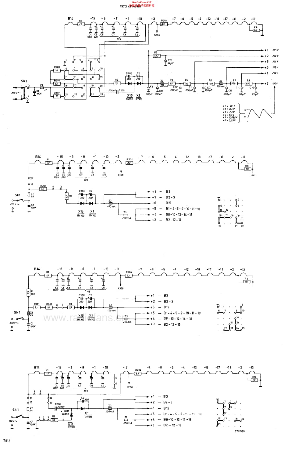 Philips_19TX411A 维修电路原理图.pdf_第3页