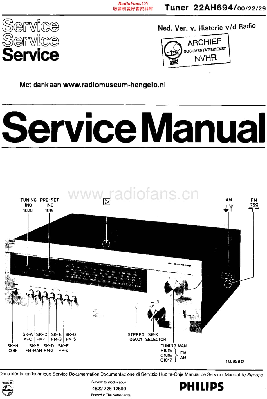 Philips_22AH694 维修电路原理图.pdf_第1页