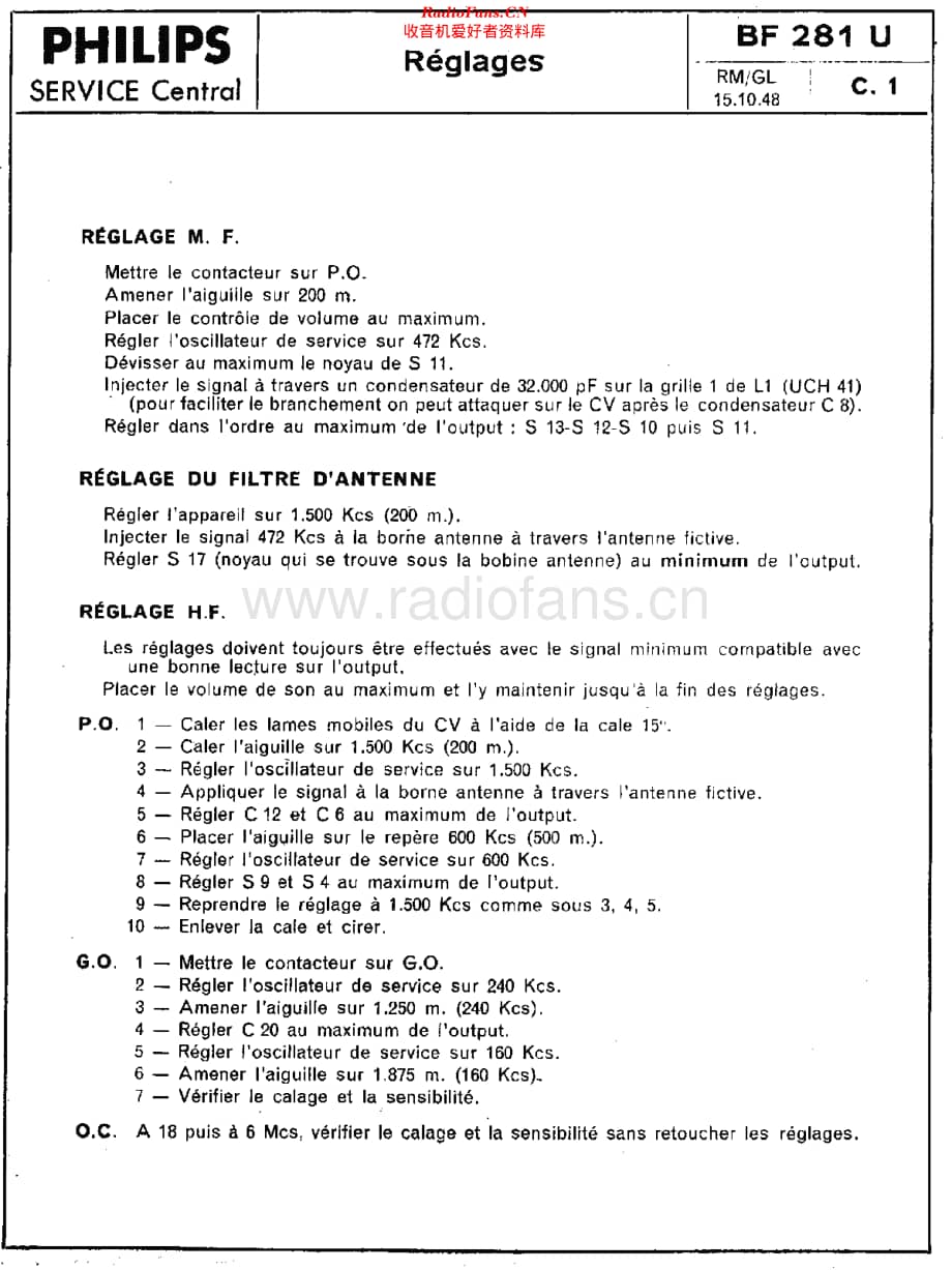 Philips_BF281U 维修电路原理图.pdf_第3页