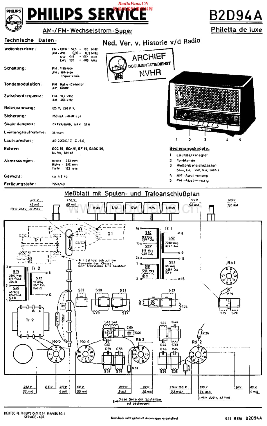 Philips_B2D94A 维修电路原理图.pdf_第1页