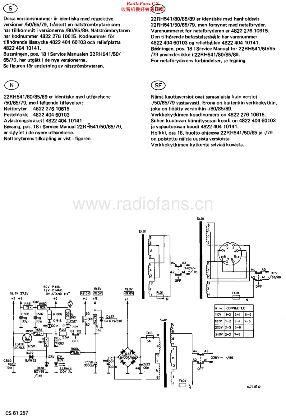 Philips_22RH541 维修电路原理图.pdf_第2页