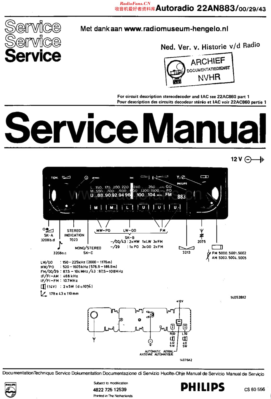 Philips_22AN883 维修电路原理图.pdf_第1页