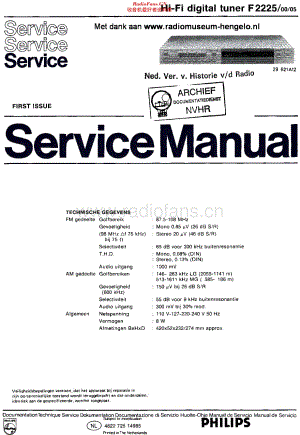 Philips_F2225维修电路原理图.pdf