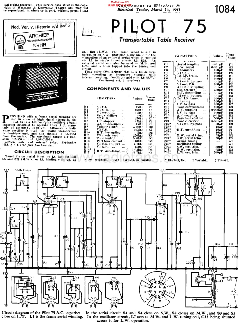 Pilot_75维修电路原理图.pdf_第1页