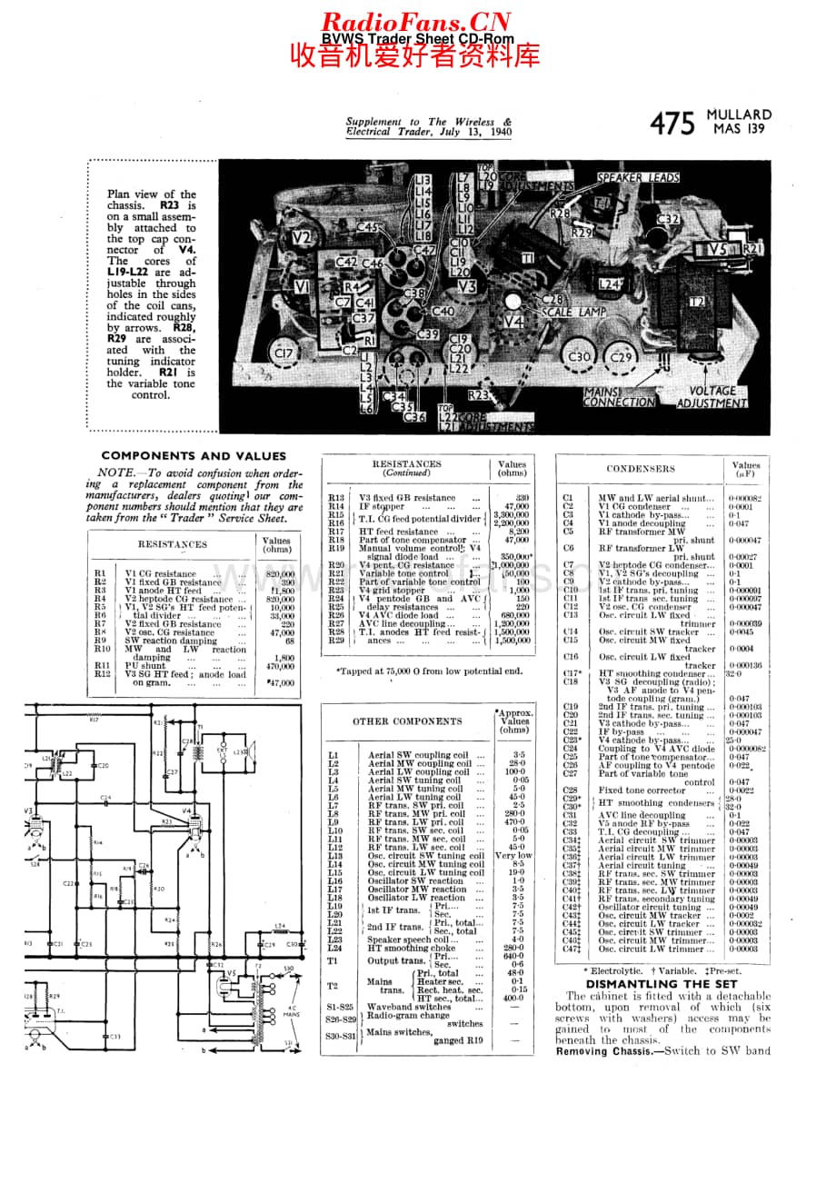 Mullard_MAS139 维修电路原理图.pdf_第2页