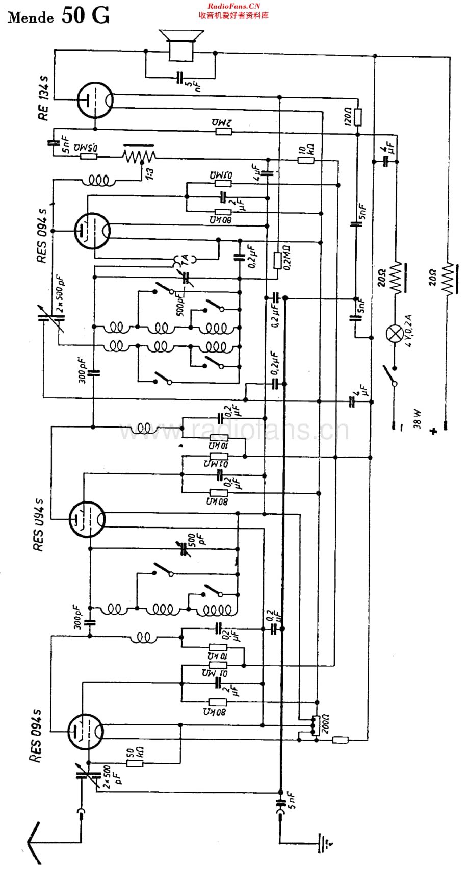 Mende_50G 维修电路原理图.pdf_第1页