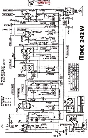 Mende_242W 维修电路原理图.pdf