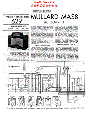 Mullard_MAS8 维修电路原理图.pdf